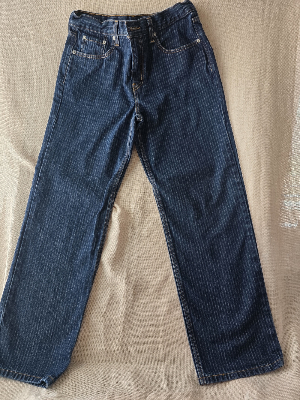 Levi's‎ Pinstripe Jeans Dark Wash Classic Red Tab 39